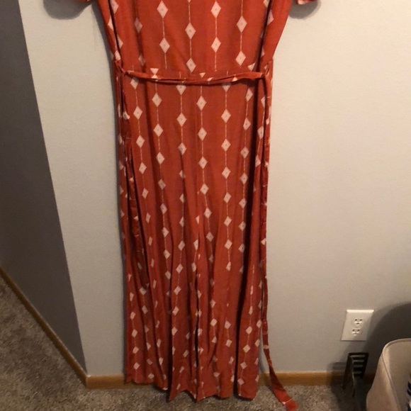 Printed Orange Jumpsuit by Blue Blush - Picture 7 of 8